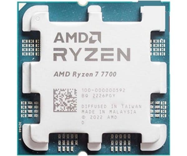 CPU AMD Ryzen 7 7700 Tray Gaming Processor PCIE 5.0 AM5 105W TDP — Image 1 | PuzzlePC
