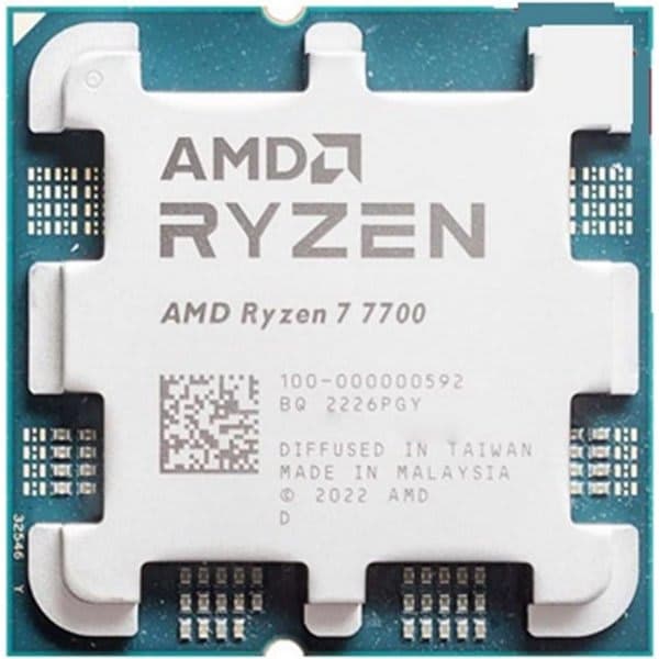 CPU AMD Ryzen 7 7700 Tray Gaming Processor PCIE 5.0 AM5 105W TDP