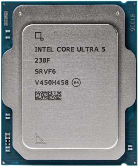 CPU Intel Core Ultra 5 Processor 230F 10Cores 5Ghz no GPU No Fan