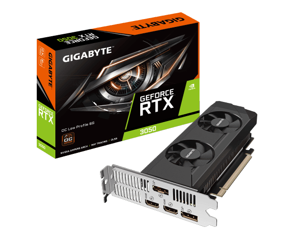 GPU Gigabyte GeForce RTX 3050 6GB Low Profile GDDR6 — Image 1 | PuzzlePC