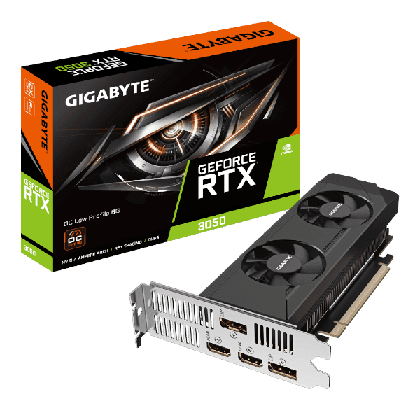GPU Gigabyte GeForce RTX 3050 6GB Low Profile GDDR6 — Preview 6