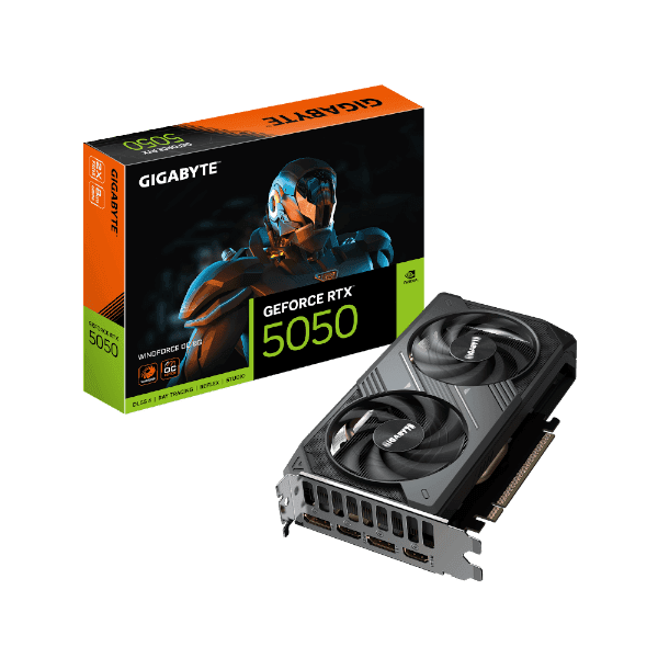 Видеокарта Gigabyte GeForce RTX 5050 WindForce OC 8GB 2xDP 2xHDMI GDDR6