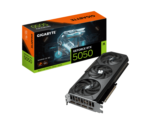 GPU Gigabyte GeForce RTX 5050 Gaming OC 8GB 2xDP 2xHDMI GDDR6 — Preview 6