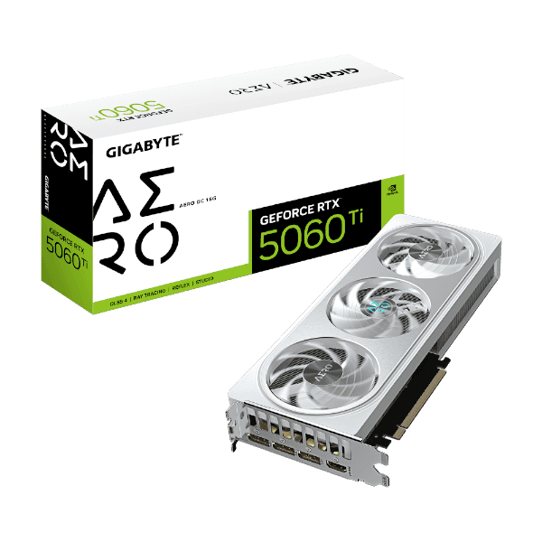 GPU Gigabyte RTX 5060 Ti AERO OC 16GB white GDDR7
