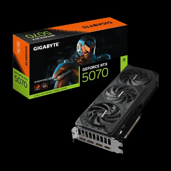 כרטיס מסך Gigabyte GeForce RTX 5070 WINDFORCE OC SFF 12GB GDDR7