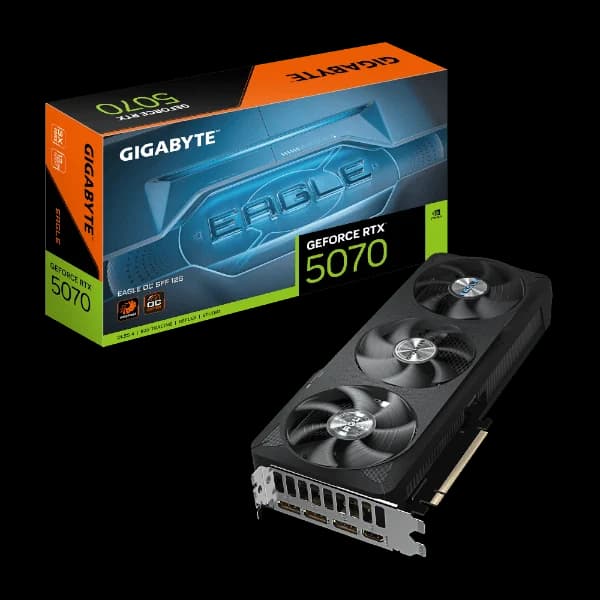 כרטיס מסך Gigabyte GeForce RTX 5070 EAGLE OC SFF 12G 12GB GDDR7