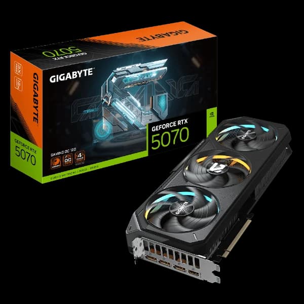 כרטיס מסך Gigabyte GeForce RTX 5070 GAMING OC 12G 12GB GDDR7