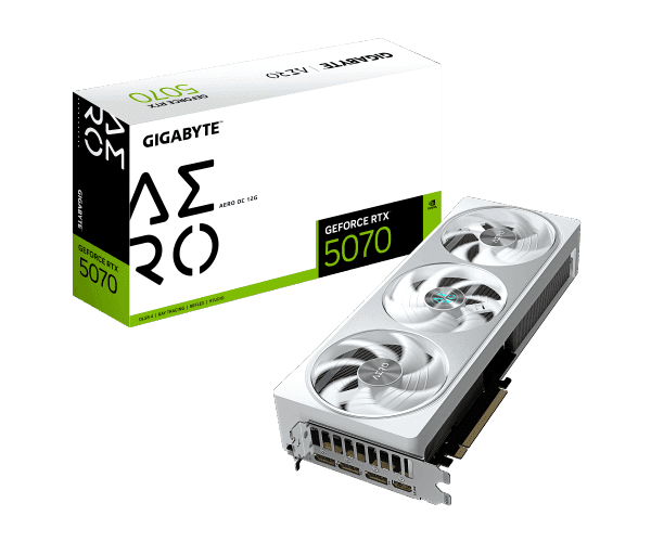 GPU Gigabyte GeForce RTX 5070 AERO OC 12G 12GB GDDR7 — Image 1 | PuzzlePC