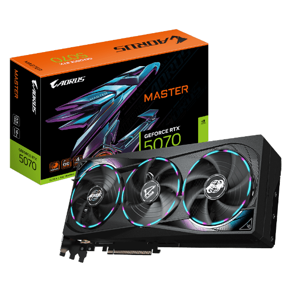 GPU Gigabyte AORUS GeForce RTX 5070 MASTER 12G 12GB GDDR7
