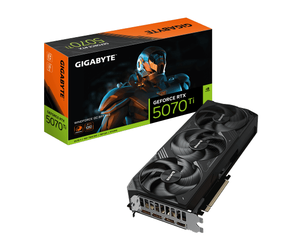 GPU Gigabyte RTX 5070 Ti Windforce 3 SFF 16GD DP HDMI GDDR7 — Preview 5