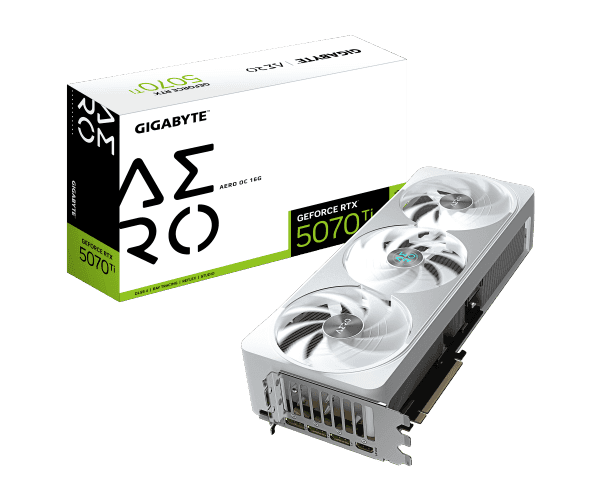 GPU Gigabyte GeForce RTX 5070 Ti AERO OC 16G 16GB GDDR7 — Image 1 | PuzzlePC