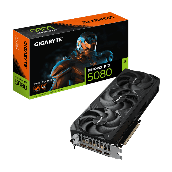 Видеокарта Gigabyte GeForce RTX 5080 WINDFORCE OC SFF 16G 16GB GDDR7 — Миниатюра 6