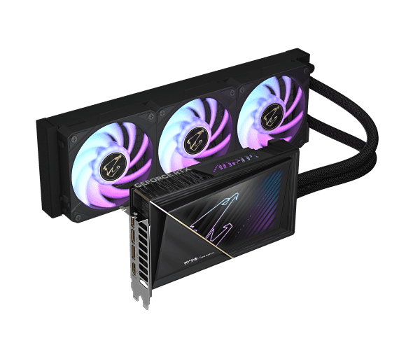 Gigabyte GPU AORUS GeForce RTX 5080 XTREME WATERFORCE 16G 360MM RADIATOR 16GB GDDR7 — Image 1 | PuzzlePC