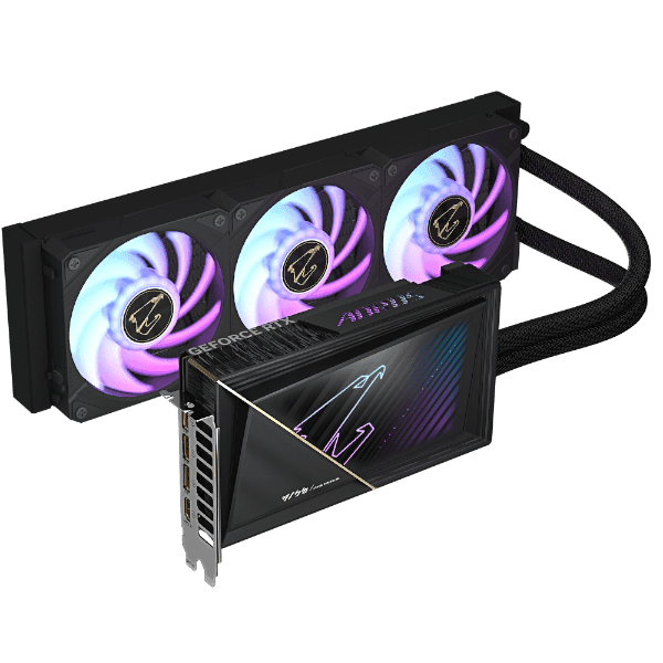 כרטיס מסך AORUS GeForce RTX 5080 XTREME WATERFORCE 16G 360MM RADIATOR 16GB GDDR7