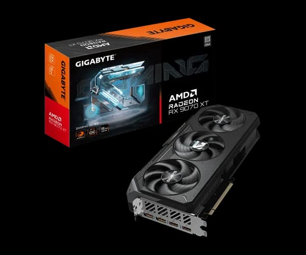 GPU Gigabyte RX9070 XT Gaming OC 16GB PCI-E 5.0 GDDR6 — Image 1 | PuzzlePC