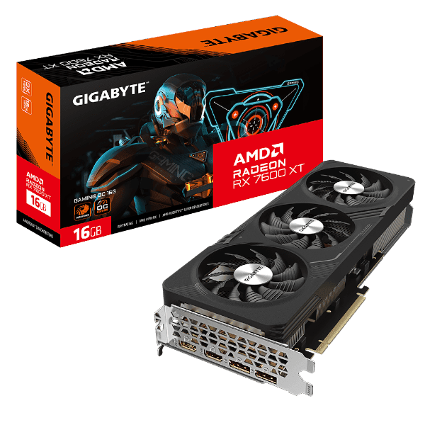 Видеокарта Gigabyte RX 7600 XT 16GB 128Bit OC GDDR6