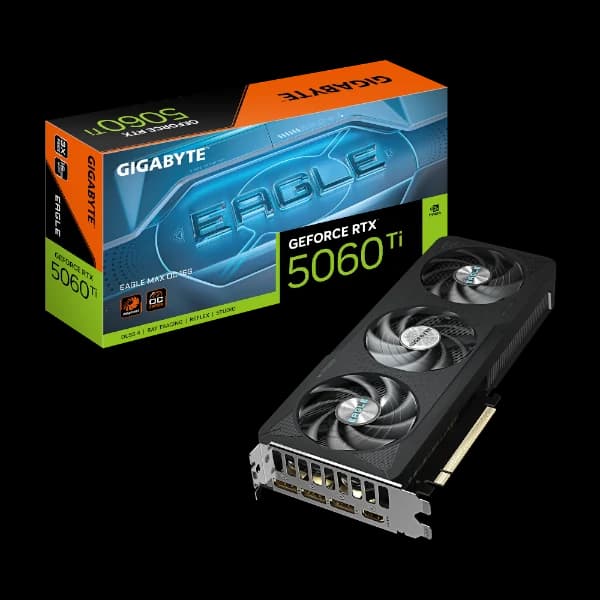 Видеокарта Gigabyte RTX 5060 Ti EAGLE MAX OC 16GB GDDR7 — Миниатюра 2