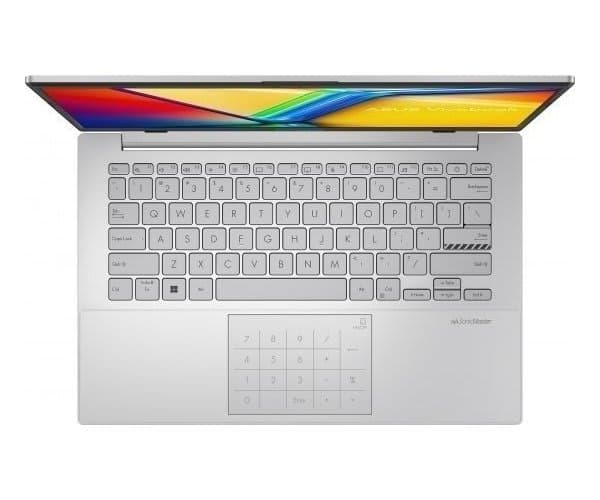 Laptop Asus VivoBook GO 14 Intel N150 8GB 128UFS DOS Silver — Preview 4