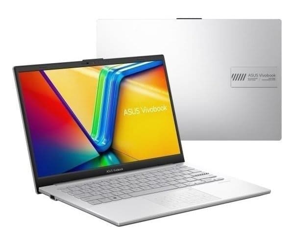 Laptop Asus VivoBook GO 14 Intel N150 8GB 256UFS DOS Silver — Image 1 | PuzzlePC