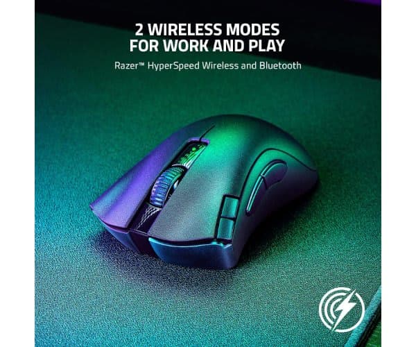 Мышь Razer DeathAdder V2 X HyperSpeed Wireless Gaming Mouse Black — Миниатюра 3