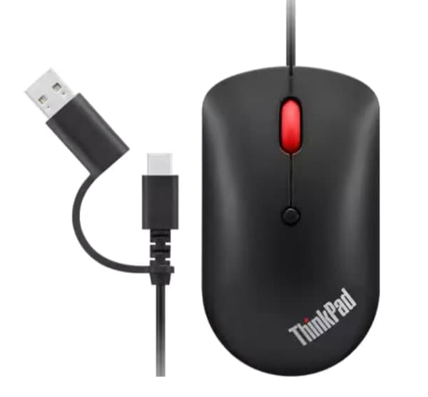 Мышь Lenovo ThinkPad USB-C Wired compact Mouse