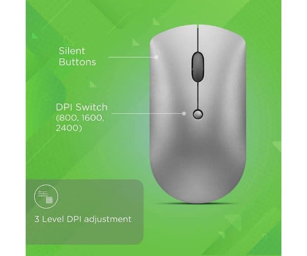 Мышь Lenovo 600 BT Silent Mouse — Миниатюра 2