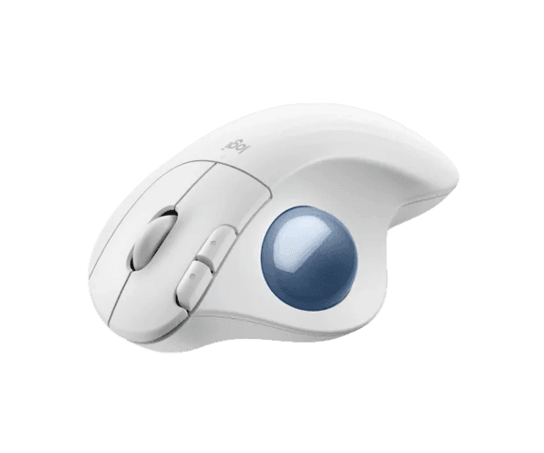 Mouse Logitech M575S TrackBall Off-White Blue Ball 2000DPI BT — Preview 4
