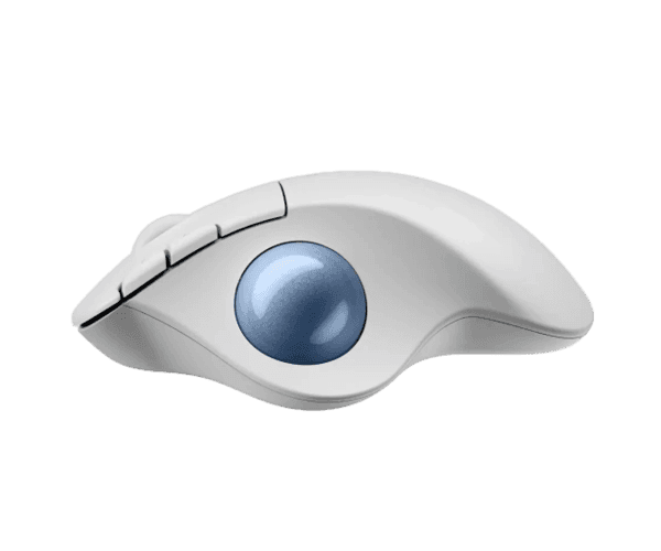 Mouse Logitech M575S TrackBall Off-White Blue Ball 2000DPI BT — Preview 2