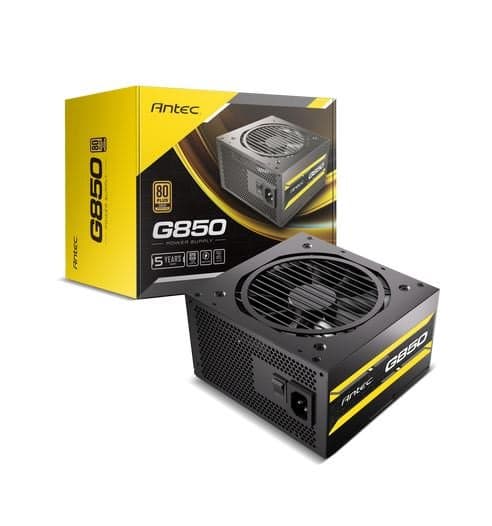 Блок питания Antec ATOM G850 120MM Silent Fan Semi-Modular 80Plus Gold 850W 80+ Gold — Миниатюра 8