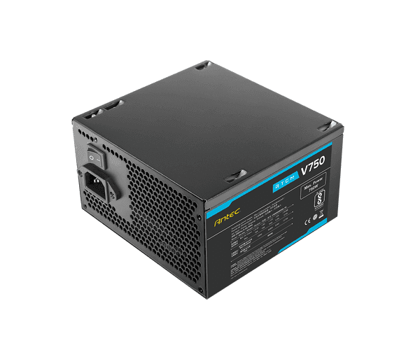 Power supply Antec ATOM V750 Active PFC 120MM silent fan non-mudular 750W — Preview 2
