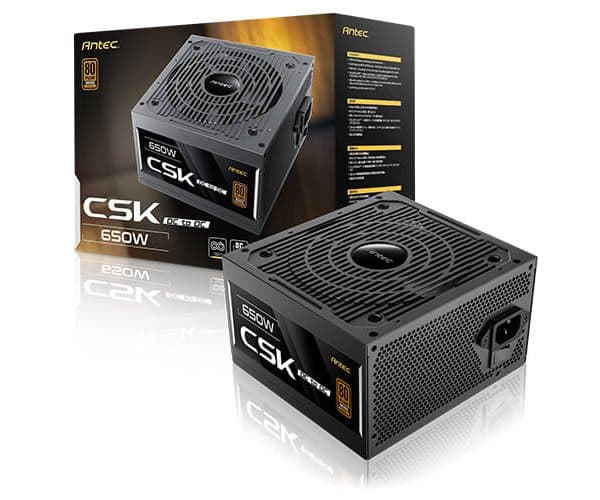 Power supply Antec CSK 650DC 650W ATX Non-Modular PSU 80 plus Bronze 80+ Bronze — Image 1 | PuzzlePC