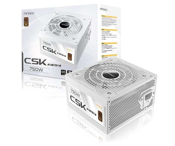 Power supply Antec CSK 750DC Non-Modular 750W 80 PLUS Bronze 120MM 80+ Bronze — Image 1 | PuzzlePC