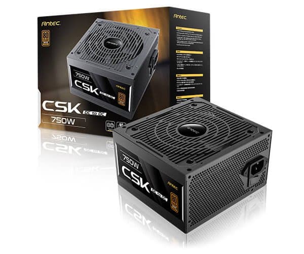 Блок питания Antec CSK 750DC 750W ATX Non-Modular PSU 80 plus Bronze 80+ Bronze — Фото 1 | PuzzlePC