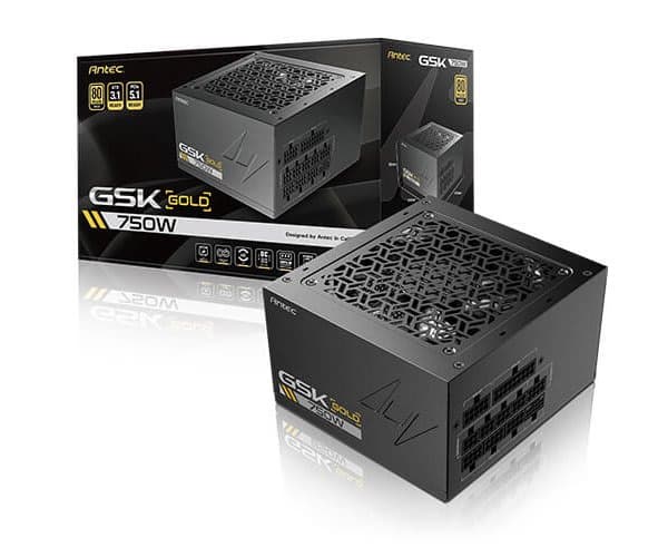 Power supply Antec GSK 750 ATX3.1 Ready Full-Modular 80Plus Gold 750W 80+ Gold — Image 1 | PuzzlePC