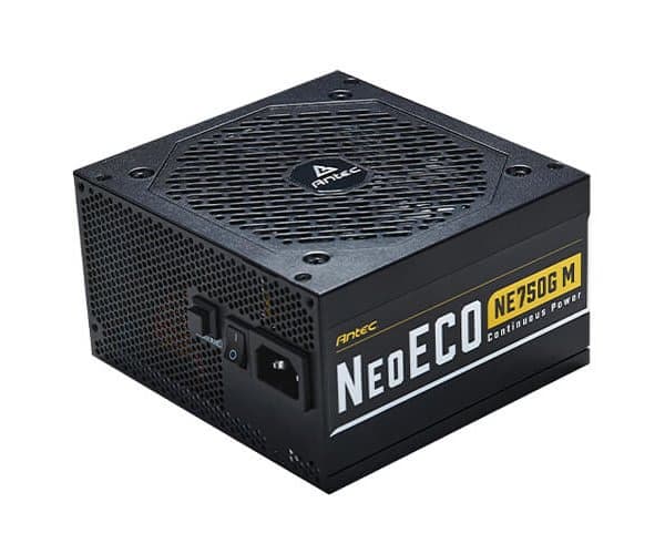 Power supply Antec NeoEco 750W Gold fully Modular120mm Silent Fan full — Image 1 | PuzzlePC