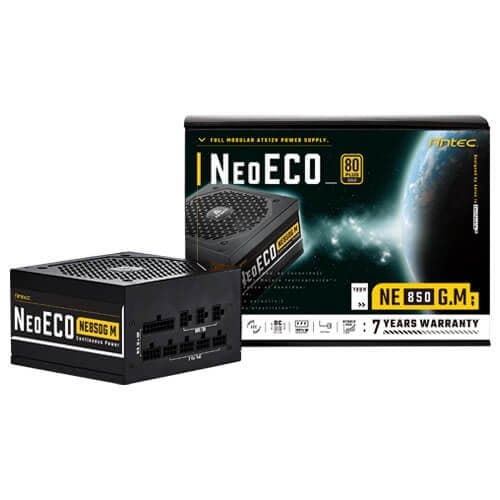 Power supply Antec NeoEco 750W Gold fully Modular120mm Silent Fan full — Preview 10