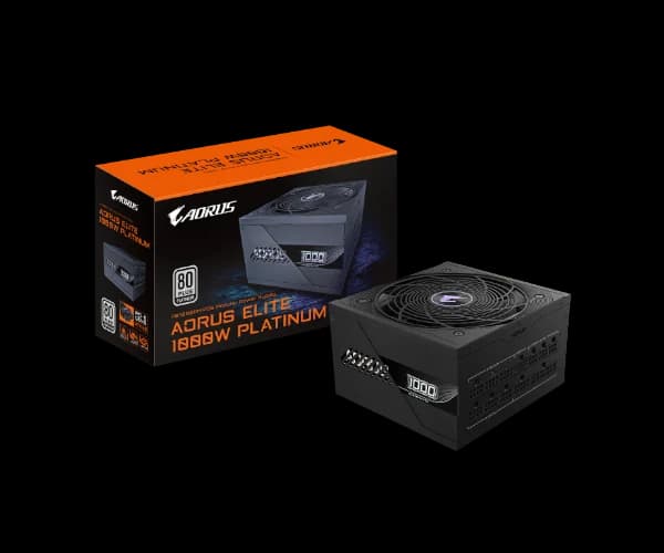 Gigabyte Power supply AORUS ELITE P1000W 80 Plus Platinum Modular PCIe 5.0 1000W 80+ Platinum — Image 1 | PuzzlePC