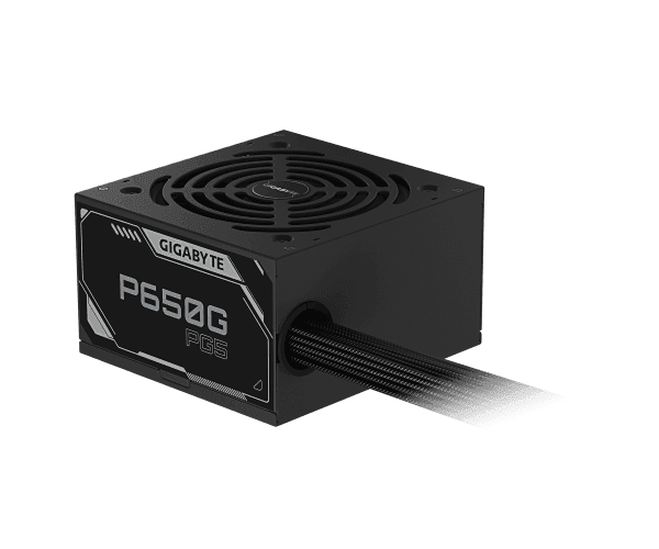 Power supply Gigabyte P650G 650W 80 Plus Gold ATX 3.1 PCIE 5.1 80+ Gold — Preview 3