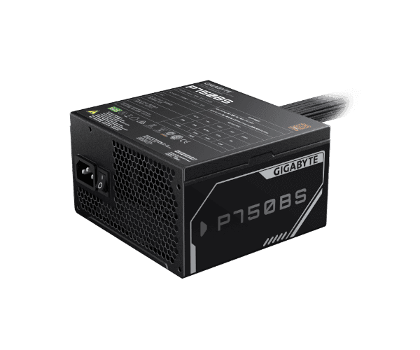 Блок питания Gigabyte P750BS 750W 80 Plus Bronze 12cm silent fan 80+ Bronze — Миниатюра 3