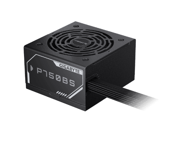 Блок питания Gigabyte P750BS 750W 80 Plus Bronze 12cm silent fan 80+ Bronze — Миниатюра 2