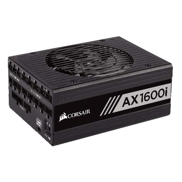 Блок питания Corsair AX1600i 80 plus Titanium Modular 1600W 14CM 80+ Titanium — Миниатюра 4