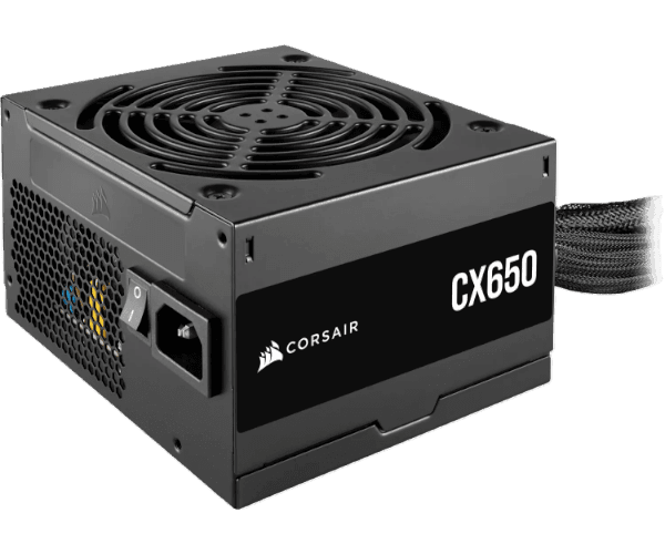 Corsair Power supply CORASIR CX650 Non modular 650W 80 Plus Bronz PSU 80+ Bronze — Image 1 | PuzzlePC