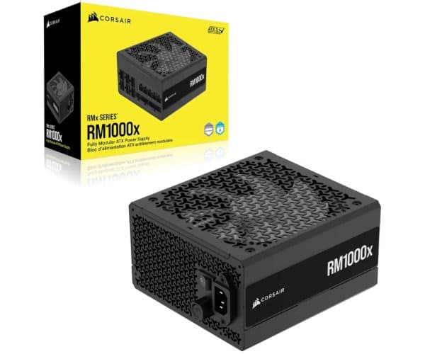 Блок питания Corsair RM1000X ATX3.1 Fully modular 80Plus Gold Black 1000W 80+ Gold — Фото 1 | PuzzlePC