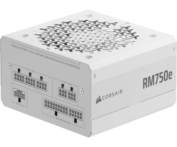 Блок питания Corsair RM750e ATX3.1 Fully modular 80Plus Gold White 750W 80+ Gold — Миниатюра 2