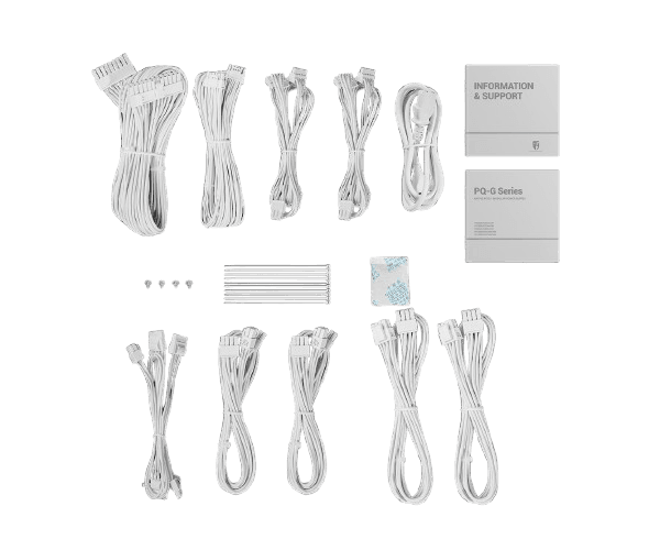 Блок питания DeepCool PN850M 850W Gold Fully Modular Pcie 5.1 White 80+ Gold — Миниатюра 4