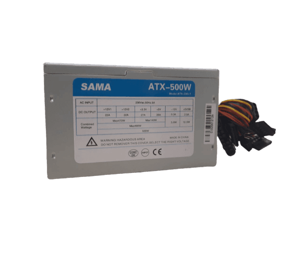 Блок питания SAMA 500W 12CM non — Миниатюра 2