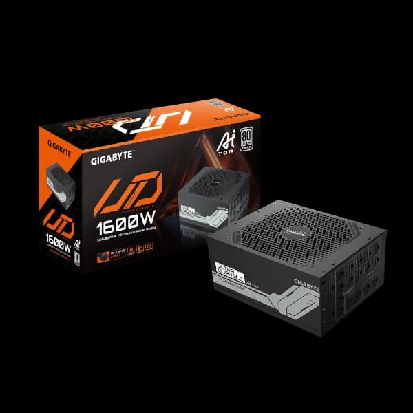 ספק כוח Gigabyte UD1600PM PG5 AI TOP 80 Plus Platinum Moddular 1600W 80+ Platinum
