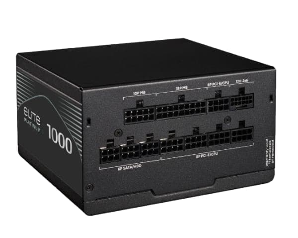 Блок питания Cooler Master Elite 80 Plus Platinum 1000W ATX 3. 80+ Platinum