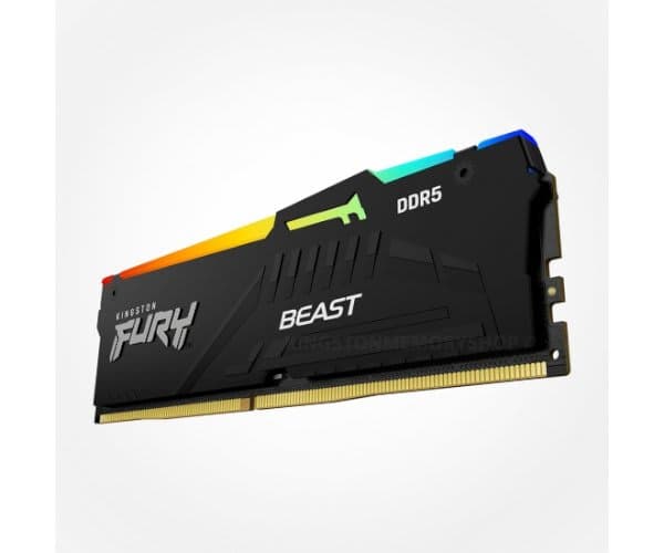 Память Kingston FURY Beast RGB 16GB DDR5 6000MHz CL36 — Миниатюра 3