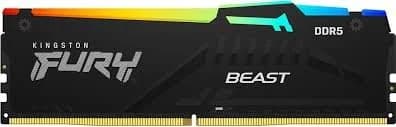 Memory Kingston FURY BEAST RGB 32GB DDR5 6000MHz CL30